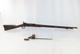 INDIAN WARS Antique SPRINGFIELD Model 1868 Breech Loading TRAPDOOR Rifle1863 Dated Lock & 1869 Dated Breech w Bayonet - 2 of 20