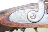 Antique MID-19th CENTURY Half-Stock .34 Cal. Percussion American LONG RIFLE Kentucky Style Long Rifle w/ R. ASHMORE & SON Lock - 7 of 16