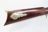 Antique MID-19th CENTURY Half-Stock .34 Cal. Percussion American LONG RIFLE Kentucky Style Long Rifle w/ R. ASHMORE & SON Lock - 3 of 16