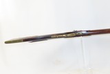 Antique MID-19th CENTURY Half-Stock .34 Cal. Percussion American LONG RIFLE Kentucky Style Long Rifle w/ R. ASHMORE & SON Lock - 8 of 16