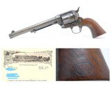 c1883 mfr. Antique U.S. CAVALRY Model COLT Single Action Army Revolver SAAIconic COLT .45 Military Sidearm - 22 of 23