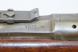 Antique DUTCH MILITARY Model 1871/88 BEAUMONT-VITALI 11.3mm Caliber Rifle Antique BOLT ACTION Rifle Used Through WWI - 14 of 21