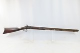 Antique MID-19th CENTURY Half-Stock .41 Cal. Percussion American LONG RIFLE Kentucky Style HUNTING/HOMESTEAD Long Rifle - 2 of 18