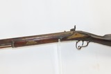 Antique MID-19th CENTURY Half-Stock .41 Cal. Percussion American LONG RIFLE Kentucky Style HUNTING/HOMESTEAD Long Rifle - 15 of 18
