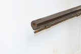 Antique MID-19th CENTURY Half-Stock .41 Cal. Percussion American LONG RIFLE Kentucky Style HUNTING/HOMESTEAD Long Rifle - 17 of 18