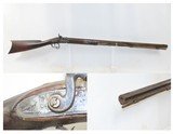 Antique MID-19th CENTURY Half-Stock .41 Cal. Percussion American LONG RIFLE Kentucky Style HUNTING/HOMESTEAD Long Rifle - 1 of 18