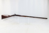 ENGRAVED Antique Mid-1800s Half-Stock .65 Caliber Percussion FOWLING PIECEKentucky Style HUNTING/HOMESTEAD Shotgun - 2 of 17