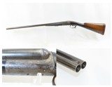 ENGRAVED French IDEAL Model 3R Double Barrel 12 Ga. C&R HAMMERLESS Shotgun MANUFACTURE d’ ARMES French BOXLOCK Side by Side - 1 of 19