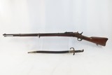Antique DANISH MODEL Remington Rolling Block Model 1867/96 MILITARY RifleMade in COPENHAGEN & Dated 1884 with BAYONET - 2 of 23