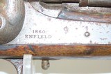 British Antique ENFIELD/RODDA SNIDER Mk II** .577mm Caliber SHORT Rifle
CONVERSION of a P 1853 Enfield with CANVAS SLING - 7 of 24