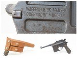 Pre-World War II MAUSER Model 1896 “BOLO” 7.63x25mm Broomhandle Pistol C&R
Made Famous by the Bolsheviks w/LEATHER HOLSTER - 1 of 24