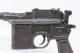 Pre-World War II MAUSER Model 1896 “BOLO” 7.63x25mm Broomhandle Pistol C&R
Made Famous by the Bolsheviks w/LEATHER HOLSTER - 6 of 24