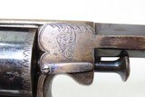 CASED, ENGRAVED Antique DEANE, ADAMS & DEANE .44 Caliber REVOLVER c1850s
Fine Early Double Action Sidearm - 23 of 25