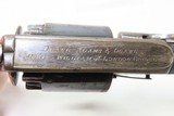 CASED, ENGRAVED Antique DEANE, ADAMS & DEANE .44 Caliber REVOLVER c1850s
Fine Early Double Action Sidearm - 8 of 25