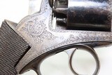 CASED, ENGRAVED Antique DEANE, ADAMS & DEANE .44 Caliber REVOLVER c1850s
Fine Early Double Action Sidearm - 15 of 25