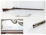 SCARCE 1st CONTRACT Civil War Antique EARLY WHITNEY Model 1861 Rifle-MUSKET Connecticut Made with U.S. SOCKET BAYONET - 1 of 17