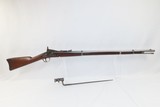 Antique U.S. SPRINGFIELD Model 1866 .50-70 GOVT ALLIN Conversion TRAPDOORINDIAN WARS Rifle with SOCKET BAYONET - 2 of 21