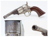 Antique COLT 3-1/2 Inch ROUND BARREL Pocket Model CARTRIDGE .38 CF Revolver 1 of 6500; Scarce CARTRIDGE CONVERSION Model! - 1 of 18