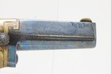 SCARCE Antique NATIONAL ARMS CO. .41 Caliber Rimfire SPUR TRIGGER Deringer
Nicely ENGRAVED BRASS FRAME Pre-Colt Pistol - 17 of 17