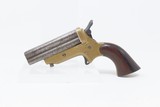 Antique CIVIL WAR Era C. SHARPS Model 2 .30 Cal. Rimfire PEPPERBOX Revolver 4 Shot WILD WEST Self Defense Pocket Gun - 2 of 19
