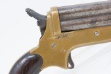 Antique CIVIL WAR Era C. SHARPS Model 2 .30 Cal. Rimfire PEPPERBOX Revolver 4 Shot WILD WEST Self Defense Pocket Gun - 18 of 19