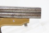 Antique CIVIL WAR Era C. SHARPS Model 2 .30 Cal. Rimfire PEPPERBOX Revolver 4 Shot WILD WEST Self Defense Pocket Gun - 19 of 19