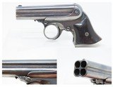 REMINGTON-ELLIOT Antique “PEPPERBOX” .32 Caliber Rimfire Deringer PISTOL4-Shot Ring Trigger Deringer Type Pistol - 1 of 17