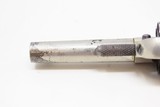 LONDON RETAILER Marked Antique COLT “NEW LINE” .22 RF ETCHED PANEL Revolver Nickel Plated SELF DEFENSE Hideout Revolver - 13 of 17