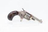 LONDON RETAILER Marked Antique COLT “NEW LINE” .22 RF ETCHED PANEL Revolver Nickel Plated SELF DEFENSE Hideout Revolver - 15 of 18