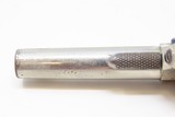 LONDON RETAILER Marked Antique COLT “NEW LINE” .22 RF ETCHED PANEL Revolver Nickel Plated SELF DEFENSE Hideout Revolver - 14 of 18