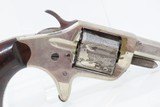 LONDON RETAILER Marked Antique COLT “NEW LINE” .22 RF ETCHED PANEL Revolver Nickel Plated SELF DEFENSE Hideout Revolver - 17 of 18
