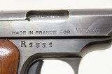 FRENCH M.A.B. Model C 7.65mm SEMI-AUTOMATIC Hammerless “POCKET” Pistol C&RBased on the Model 1910 FN BROWNING w/HOLSTER - 18 of 22