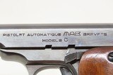 FRENCH M.A.B. Model C 7.65mm SEMI-AUTOMATIC Hammerless “POCKET” Pistol C&RBased on the Model 1910 FN BROWNING w/HOLSTER - 9 of 22