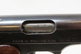 FRENCH M.A.B. Model C 7.65mm SEMI-AUTOMATIC Hammerless “POCKET” Pistol C&RBased on the Model 1910 FN BROWNING w/HOLSTER - 17 of 22