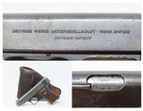 Post-WW I Deutsche Werke ORTGIES 6.35x16mm Hammerless SEMI-AUTO Pistol C&RType Pistol Given to EVA BRAUN by the Führer - 1 of 22