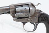1901 COLT BISLEY 1st Gen SINGLE ACTION ARMY .45 C&R Revolver in Wooden Case With USMC “PISTOL EXPERT” Badge - 8 of 25