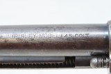 1901 COLT BISLEY 1st Gen SINGLE ACTION ARMY .45 C&R Revolver in Wooden Case With USMC “PISTOL EXPERT” Badge - 11 of 25