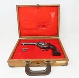 1901 COLT BISLEY 1st Gen SINGLE ACTION ARMY .45 C&R Revolver in Wooden Case With USMC “PISTOL EXPERT” Badge - 2 of 25