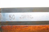 SCARCE .50 Caliber Rifle MOWREY of OLNEY, TEXAS Black Powder Muzzle Loader
Attractive Brass Frame Boxlock from the 1970s - 10 of 19