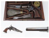 CASED Antique CIVIL WAR Era COLT Model 1855 ROOT Side-Hammer Perc. Revolver Side-hammer Revolver Made in 1856 with ACCESSORIES - 1 of 20