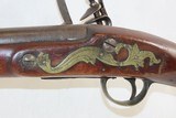 18th CENTURY Antique FLINTLOCK Musket Fowler 60 Caliber American Smoothbore Original Flintlock Full-Stock Militia Fusil .60 cal - 13 of 19