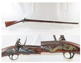 18th CENTURY Antique FLINTLOCK Musket Fowler 60 Caliber American Smoothbore Original Flintlock Full-Stock Militia Fusil .60 cal - 1 of 19