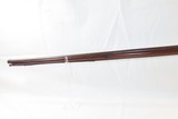 18th CENTURY Antique FLINTLOCK Musket Fowler 60 Caliber American Smoothbore Original Flintlock Full-Stock Militia Fusil .60 cal - 17 of 19