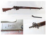 WORLD WAR 2 US SAVAGE Enfield No. 4 Mk. 1* C&R Bolt Action LEND/LEASE Rifle US>Brit>Greek Civil War with BAYONET & SHEATH