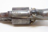 ENGRAVED Antique CIVIL WAR Era Moore’s Patent .32 Cal. TEAT-FIRE RevolverFront Loader That Circumvented S&W’s Patents - 11 of 16