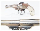 SMITH & WESSON 3rd Model .32 S&W SAFETY HAMMERLESS Six-Shot C&R DA Revolver S&W’s “NEW DEPARTURE” DA Revolver w/PEARL GRIPS - 9 of 21