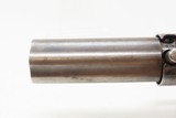 ALLEN & THURBER Antique WORCHESTER PERIOD .32 Bar Hammer PEPPERBOX Revolver ENGRAVED First DA Revolving Percussion Pistol - 9 of 19