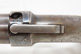 ALLEN & THURBER Antique WORCHESTER PERIOD .32 Bar Hammer PEPPERBOX Revolver ENGRAVED First DA Revolving Percussion Pistol - 8 of 19