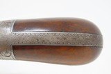 ALLEN & THURBER Antique WORCHESTER PERIOD .32 Bar Hammer PEPPERBOX Revolver ENGRAVED First DA Revolving Percussion Pistol - 7 of 19