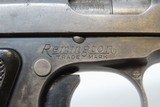REMINGTON ARMS Model 51 Semi-Automatic .32 ACP Caliber POCKET Pistol C&R
Small ROARING TWENTIES Self-Defense Pistol - 16 of 20
